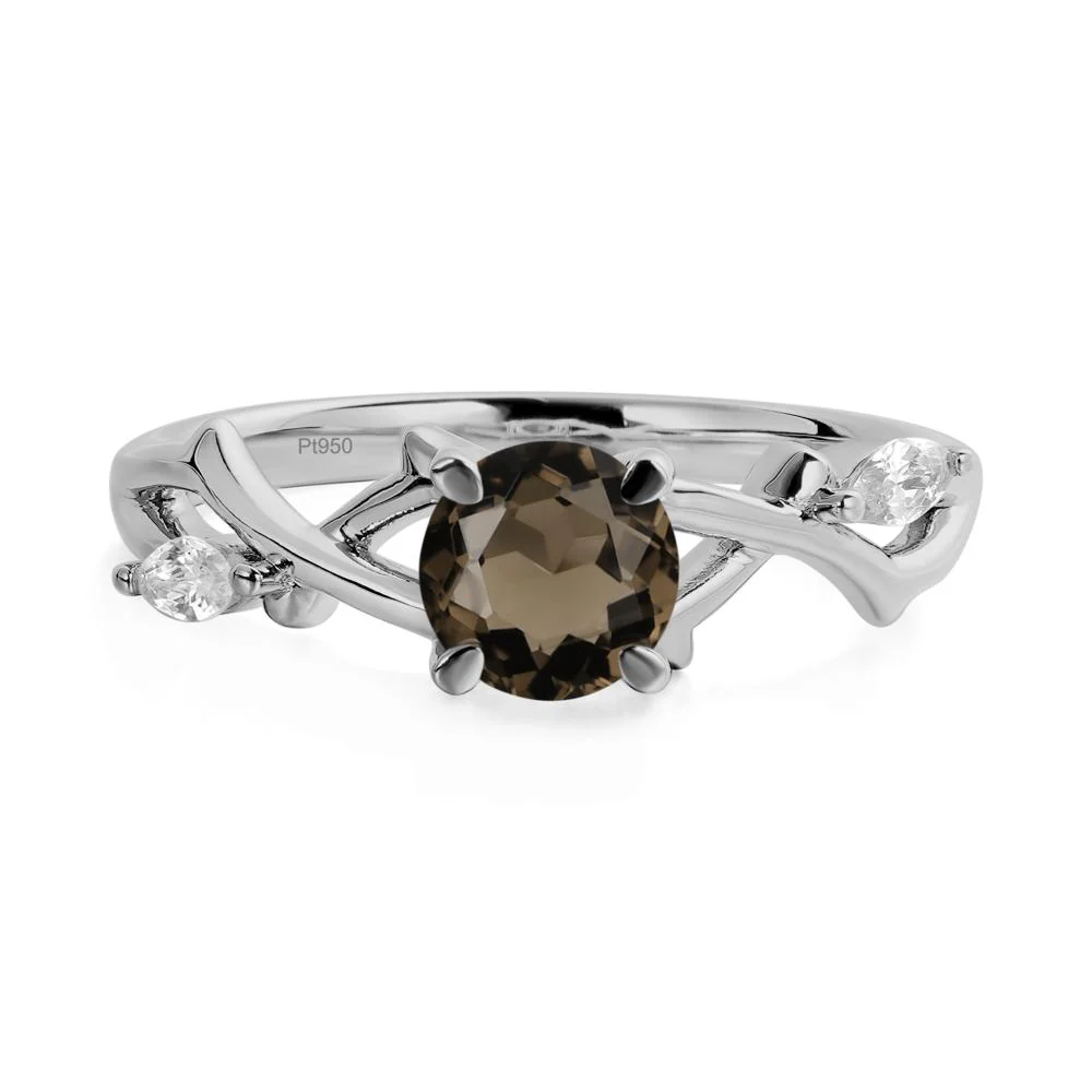Smoky Quartz Twig Promise Ring - Image 9