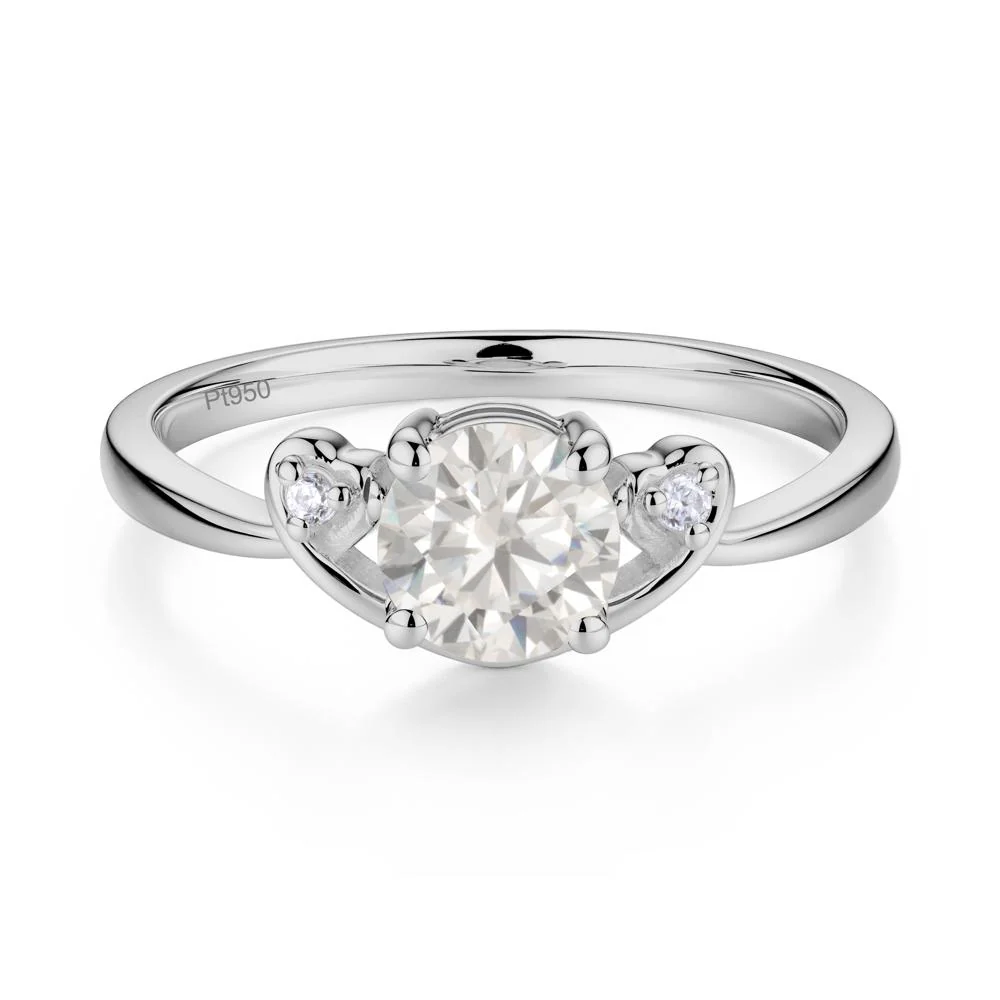 Twist Band Cubic Zirconia Promise Ring - Image 2