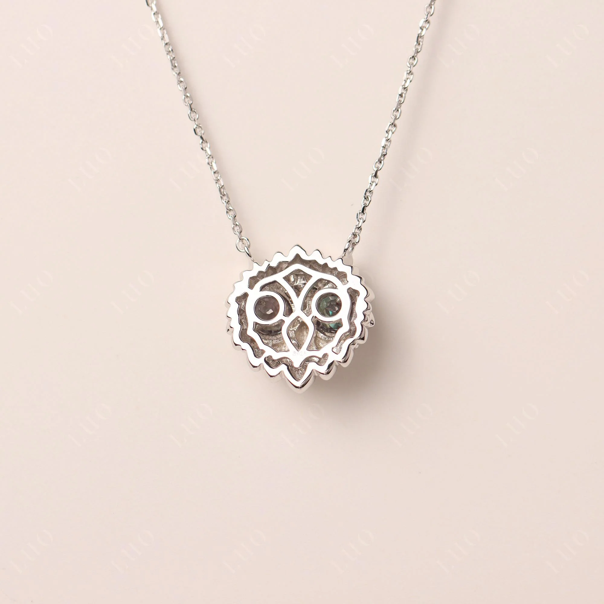 Alexandrite Owl Necklace - Image 12