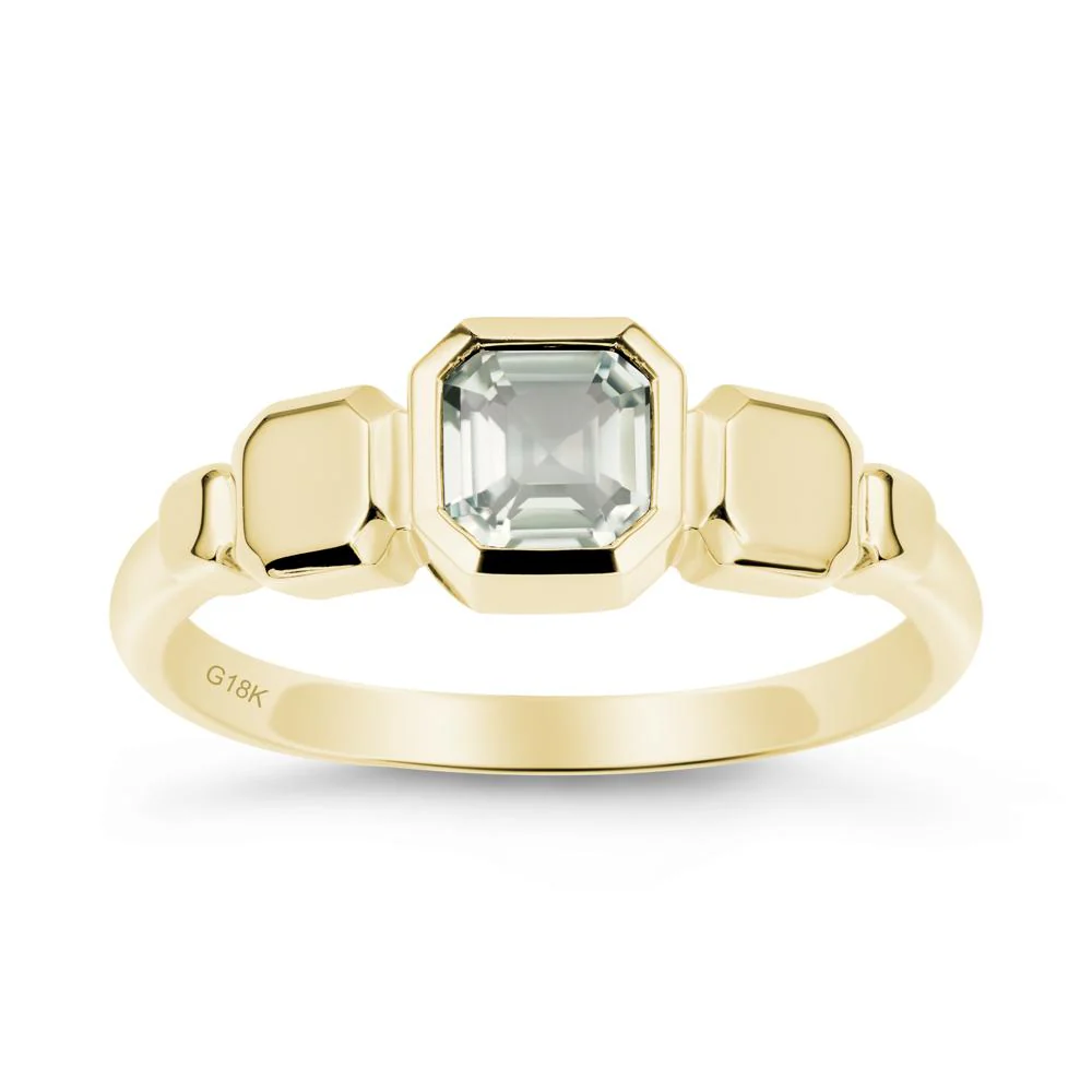 Unique Ascher Green Amethyst Ring - Image 6