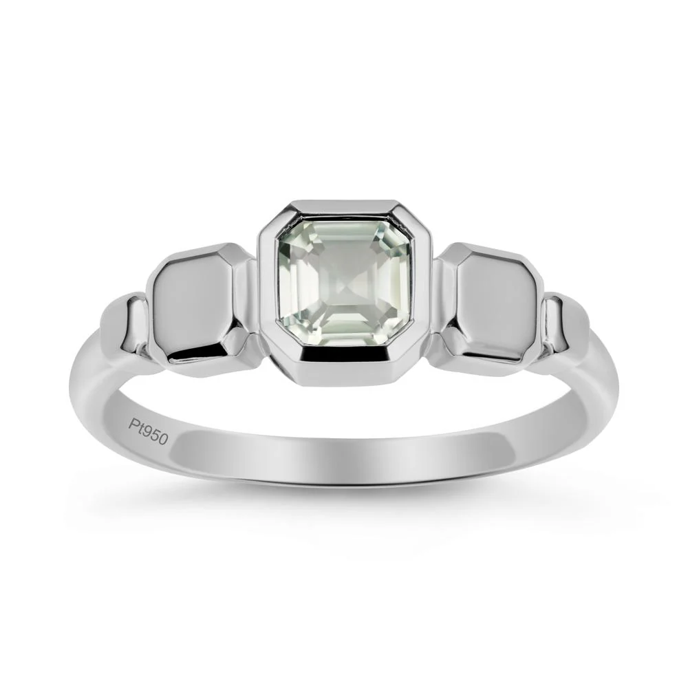 Unique Ascher Green Amethyst Ring - Image 8