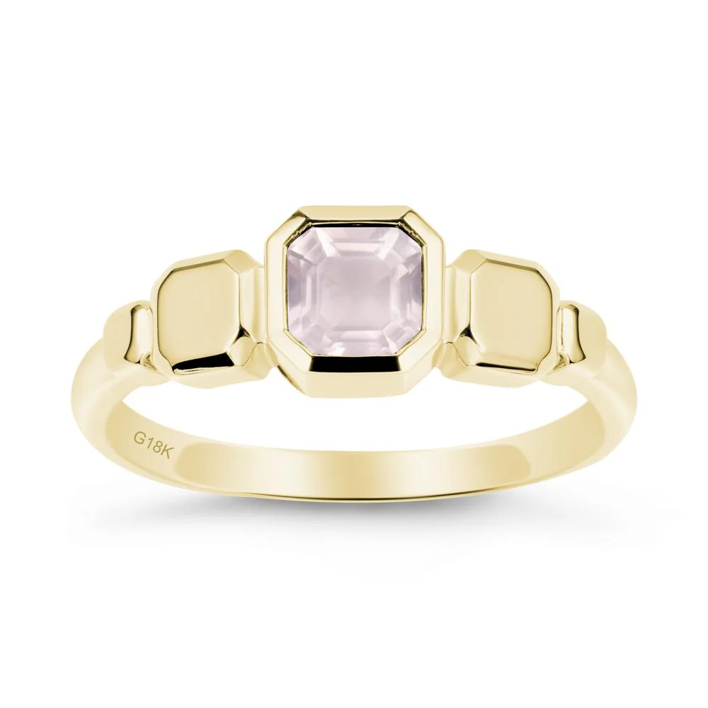 Unique Ascher Rose Quartz Ring - Image 6