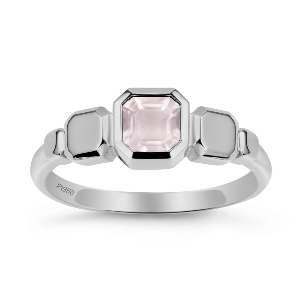 Unique Ascher Rose Quartz Ring - Image 8