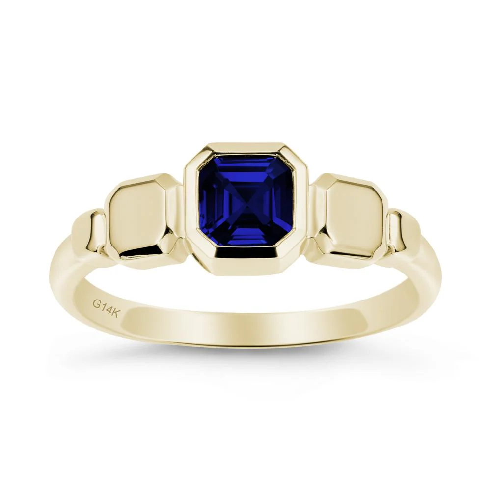 Unique Ascher Sapphire Ring - Image 4