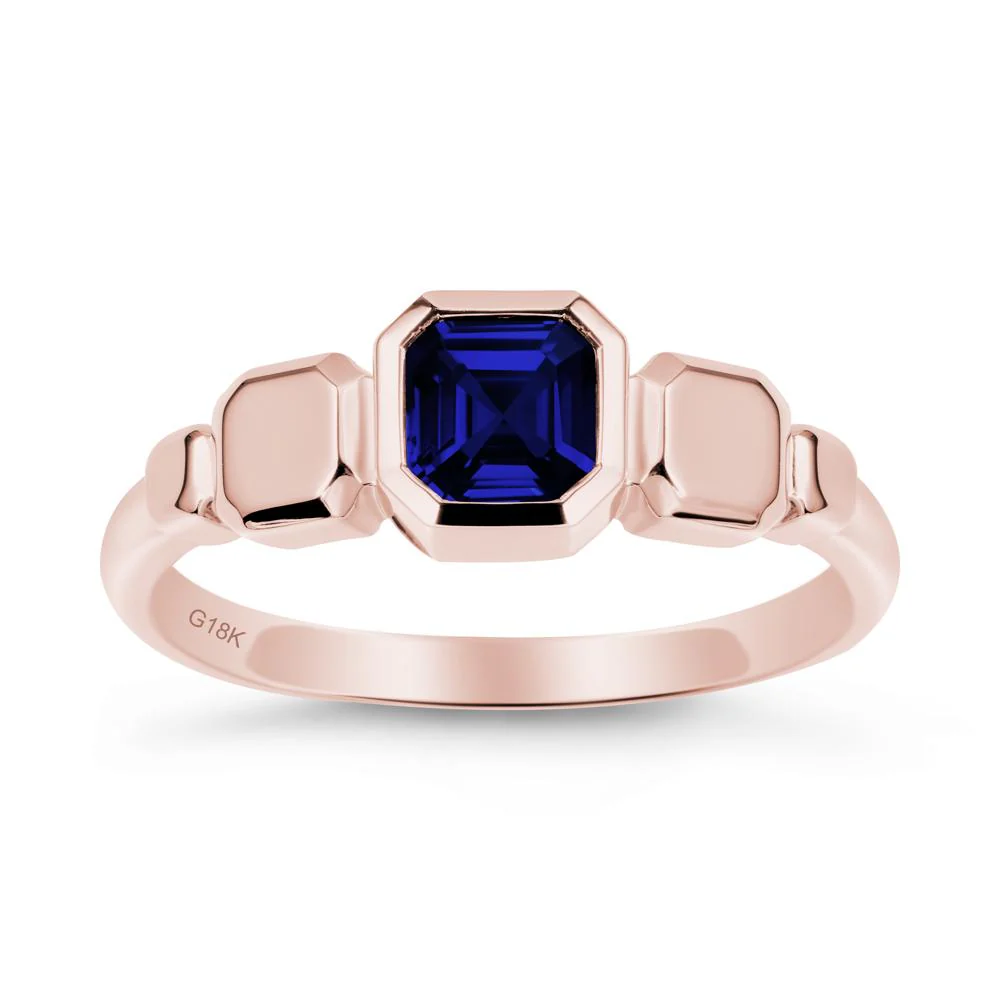 Unique Ascher Sapphire Ring - Image 5