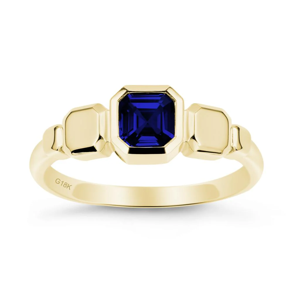 Unique Ascher Sapphire Ring - Image 7