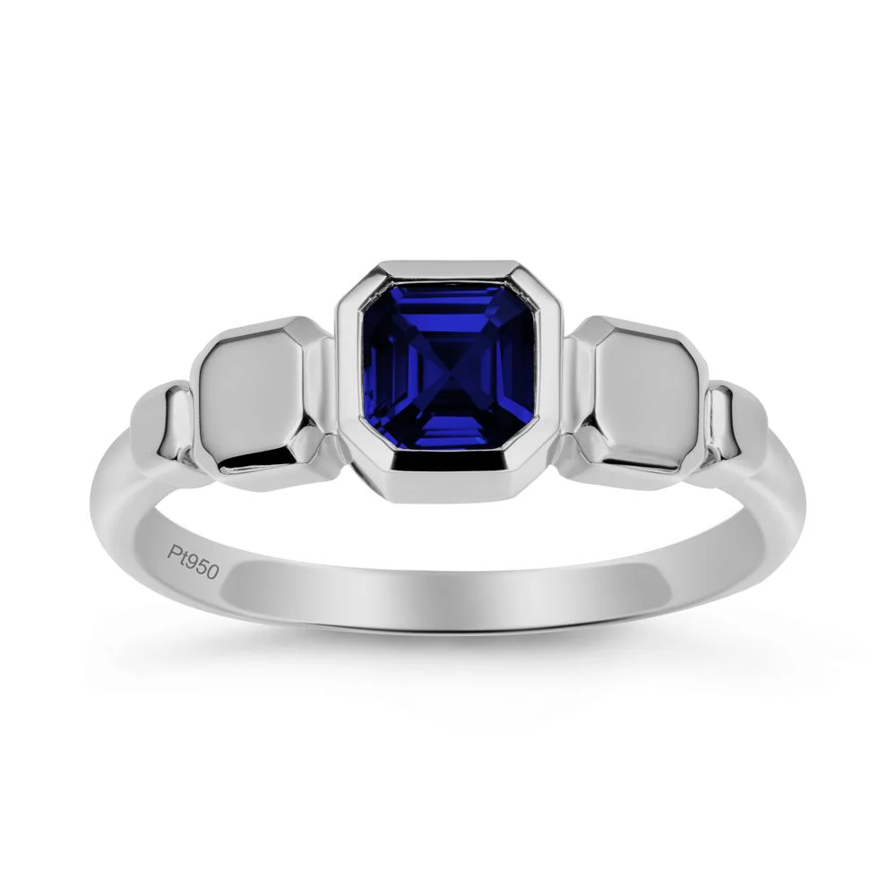 Unique Ascher Sapphire Ring - Image 9