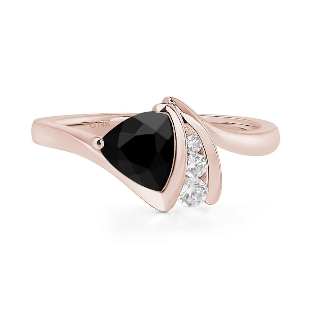 Black Spinel Sailboat Inspire Ring - Image 5