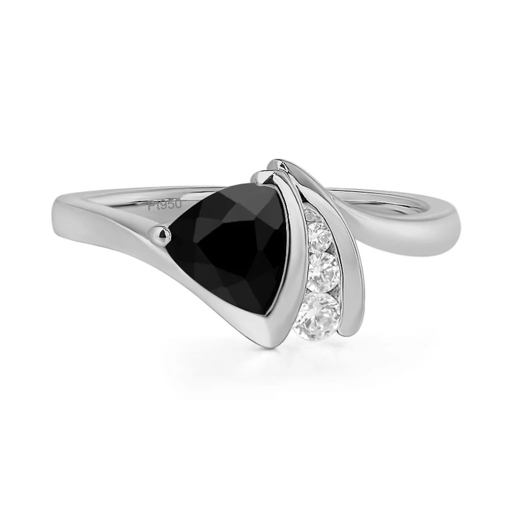 Black Spinel Sailboat Inspire Ring - Image 6