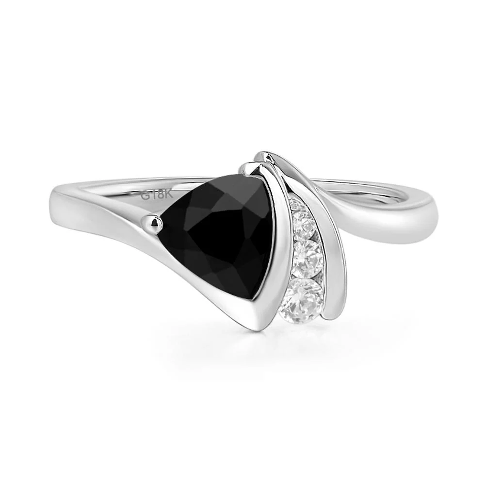 Black Spinel Sailboat Inspire Ring - Image 7