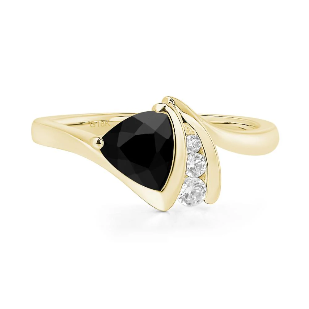 Black Spinel Sailboat Inspire Ring - Image 8