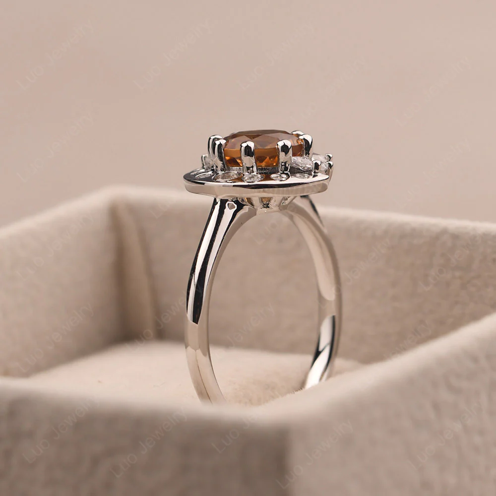 Citrine Moon and Sun Ring - Image 5