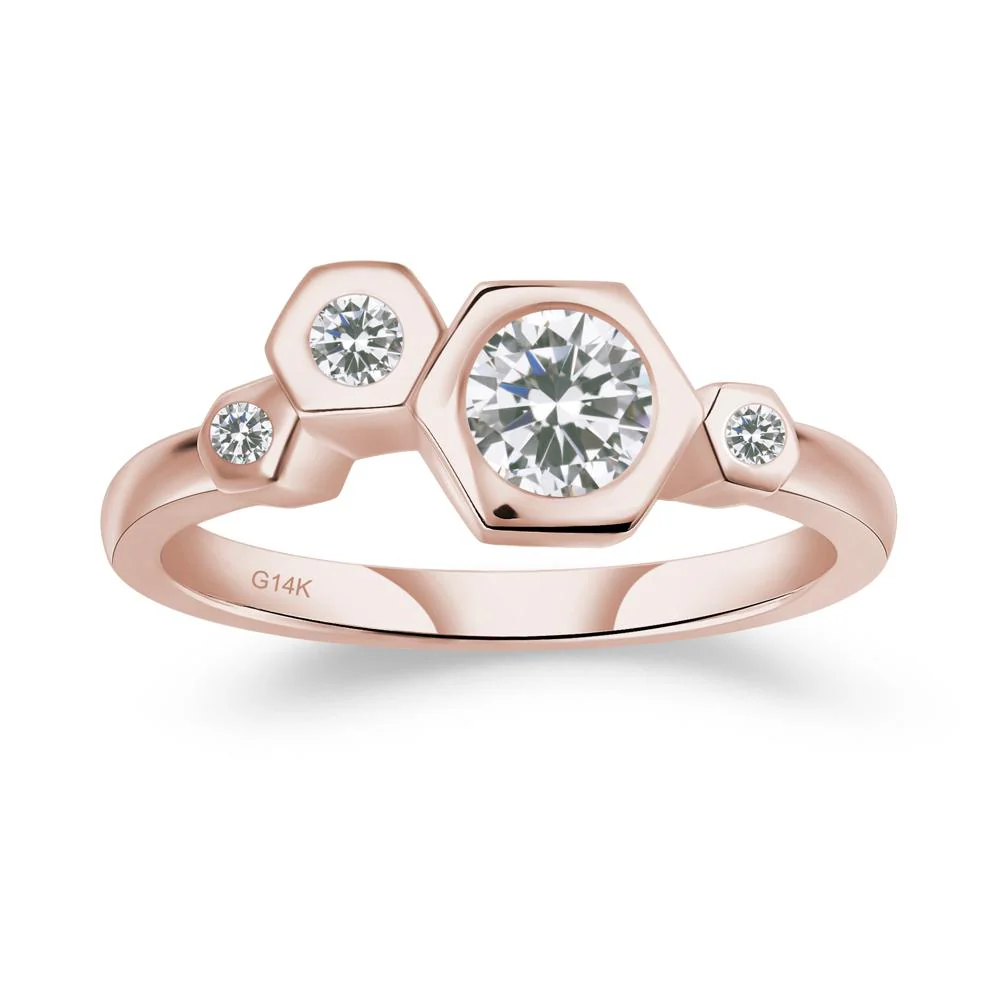 Unique Cubic Zirconia Constellation Ring - Image 5