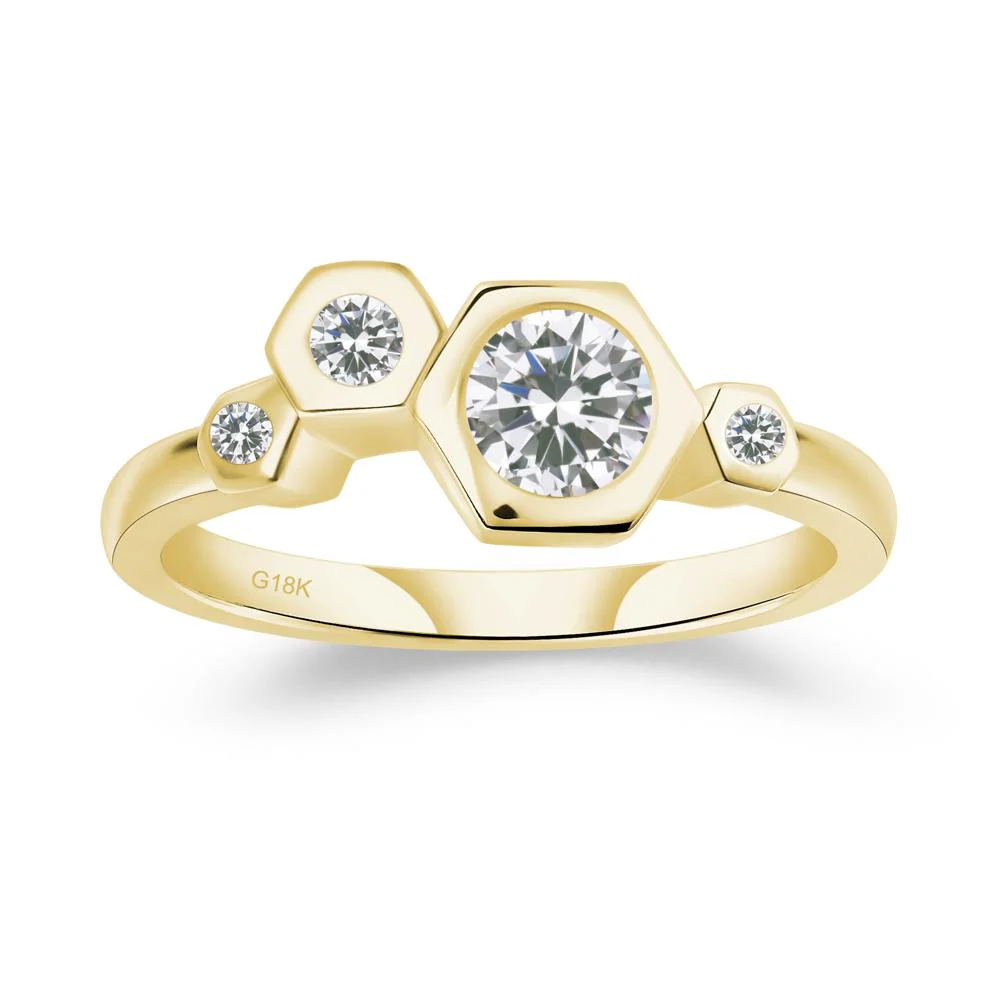 Unique Cubic Zirconia Constellation Ring - Image 7