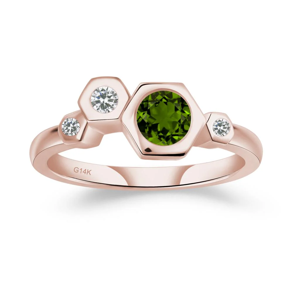 Unique Diopside Constellation Ring - Image 5
