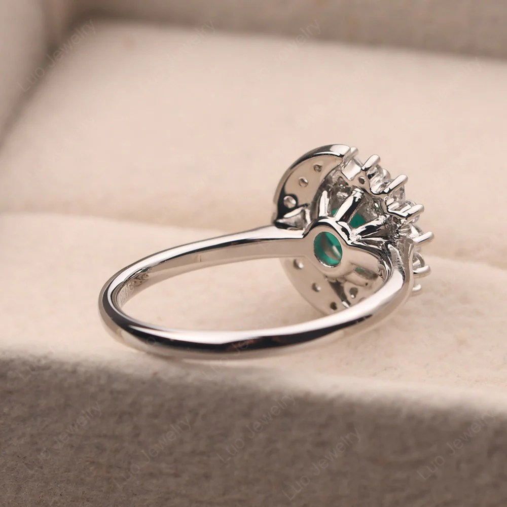 Emerald Sun and Moon Ring - Image 3