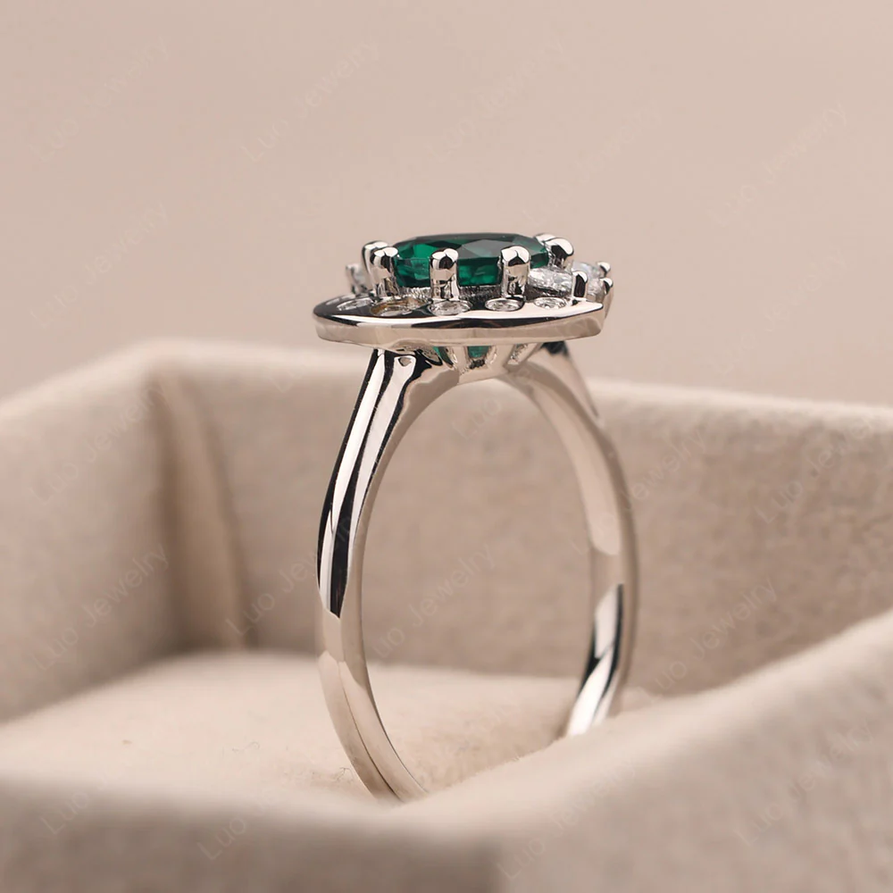 Emerald Sun and Moon Ring - Image 4