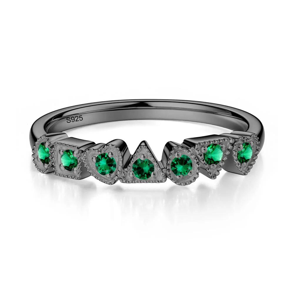 Unique Emerald Statement Ring - Image 2