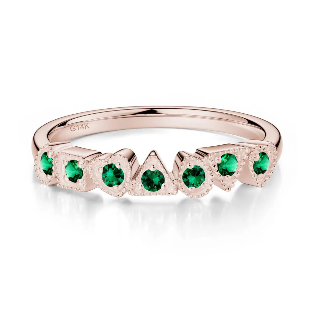 Unique Emerald Statement Ring - Image 4