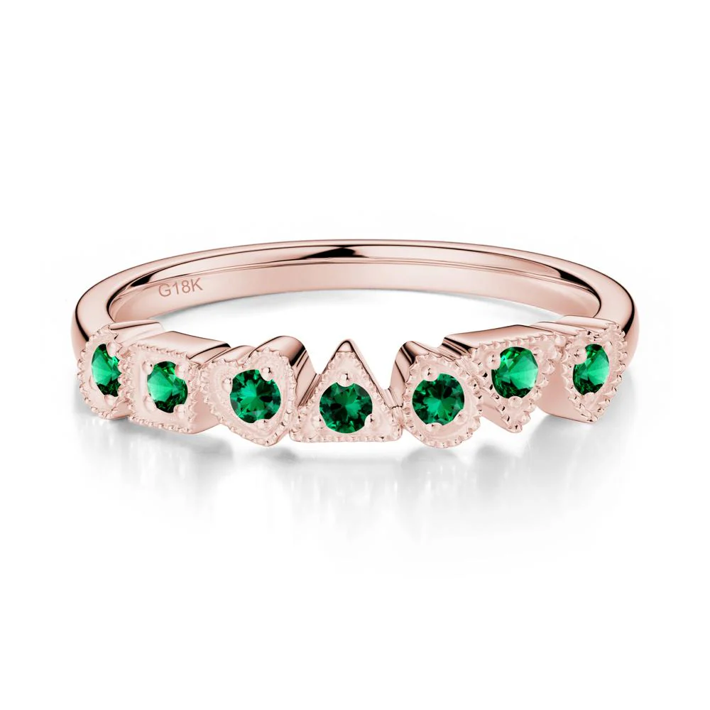 Unique Emerald Statement Ring - Image 6