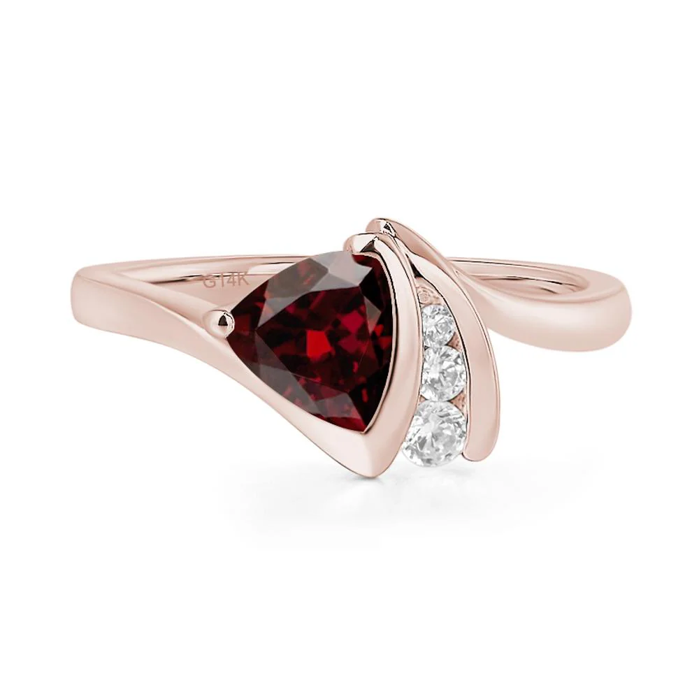 Garnet Sailboat Inspire Ring - Image 5