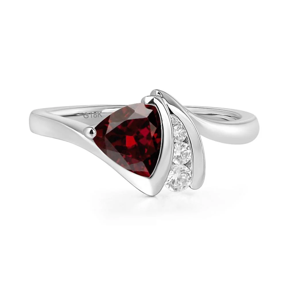 Garnet Sailboat Inspire Ring - Image 7