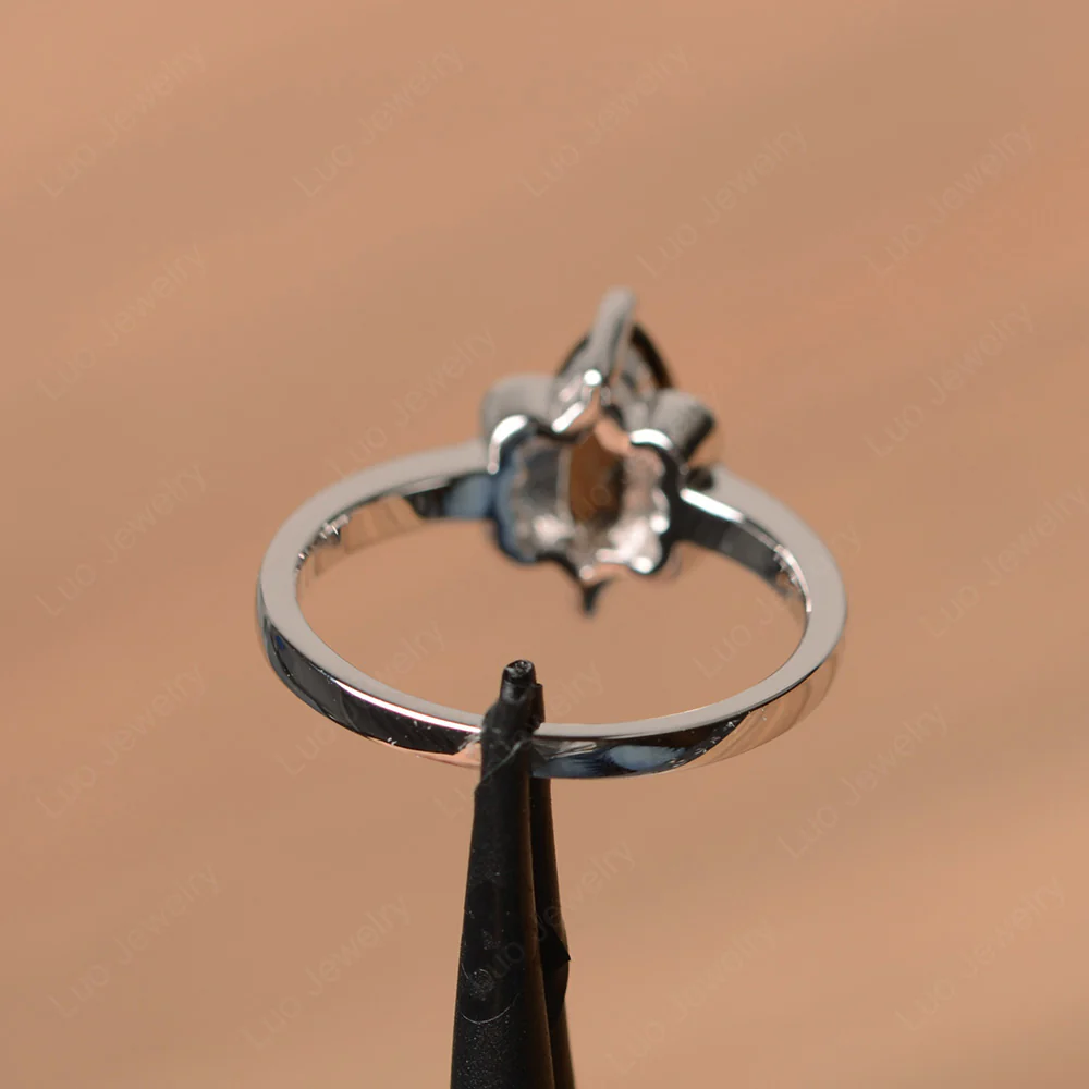 Unique Smoky Quartz Marquise Cut Ring - Image 3