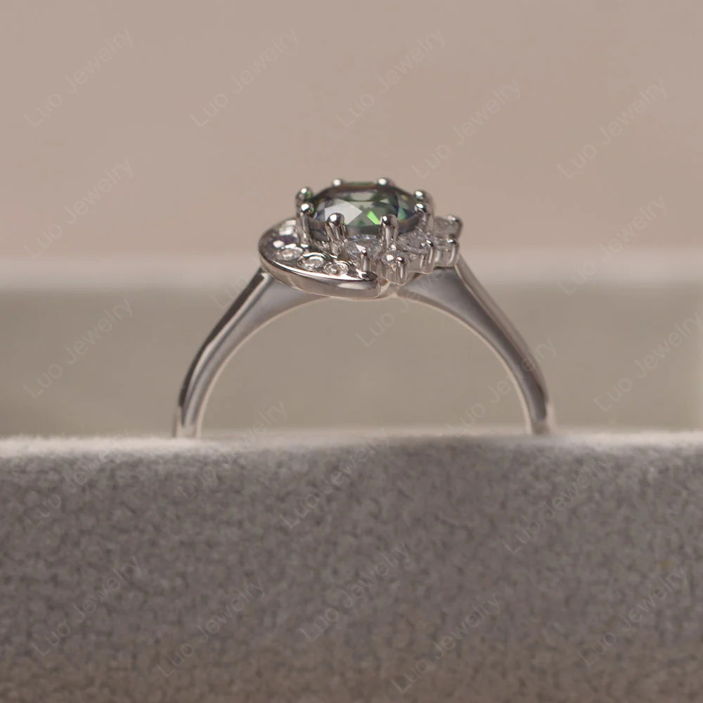 Mystic Topaz Sun and Moon Ring - Image 4