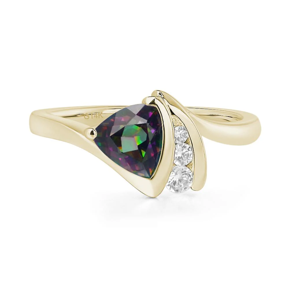 Mystic Topaz Sailboat Inspire Ring