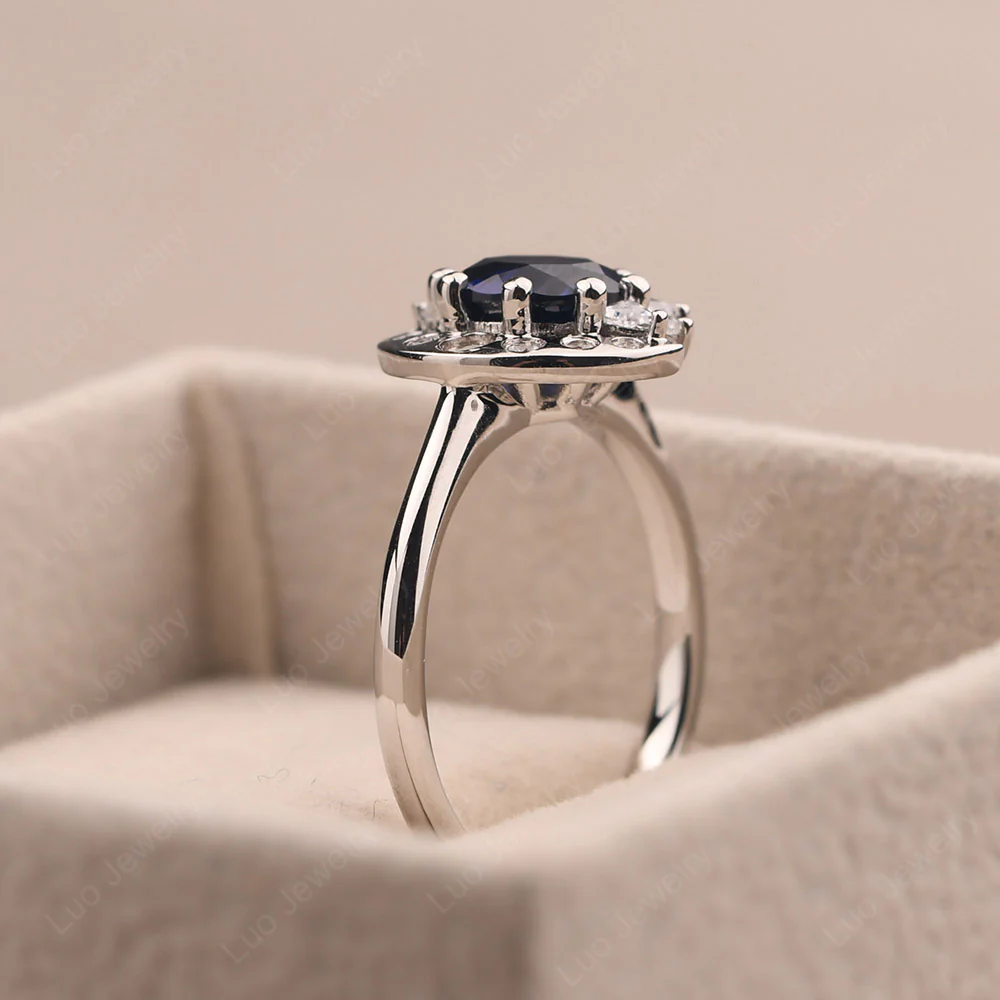 Sapphire Sun and Moon Ring - Image 5