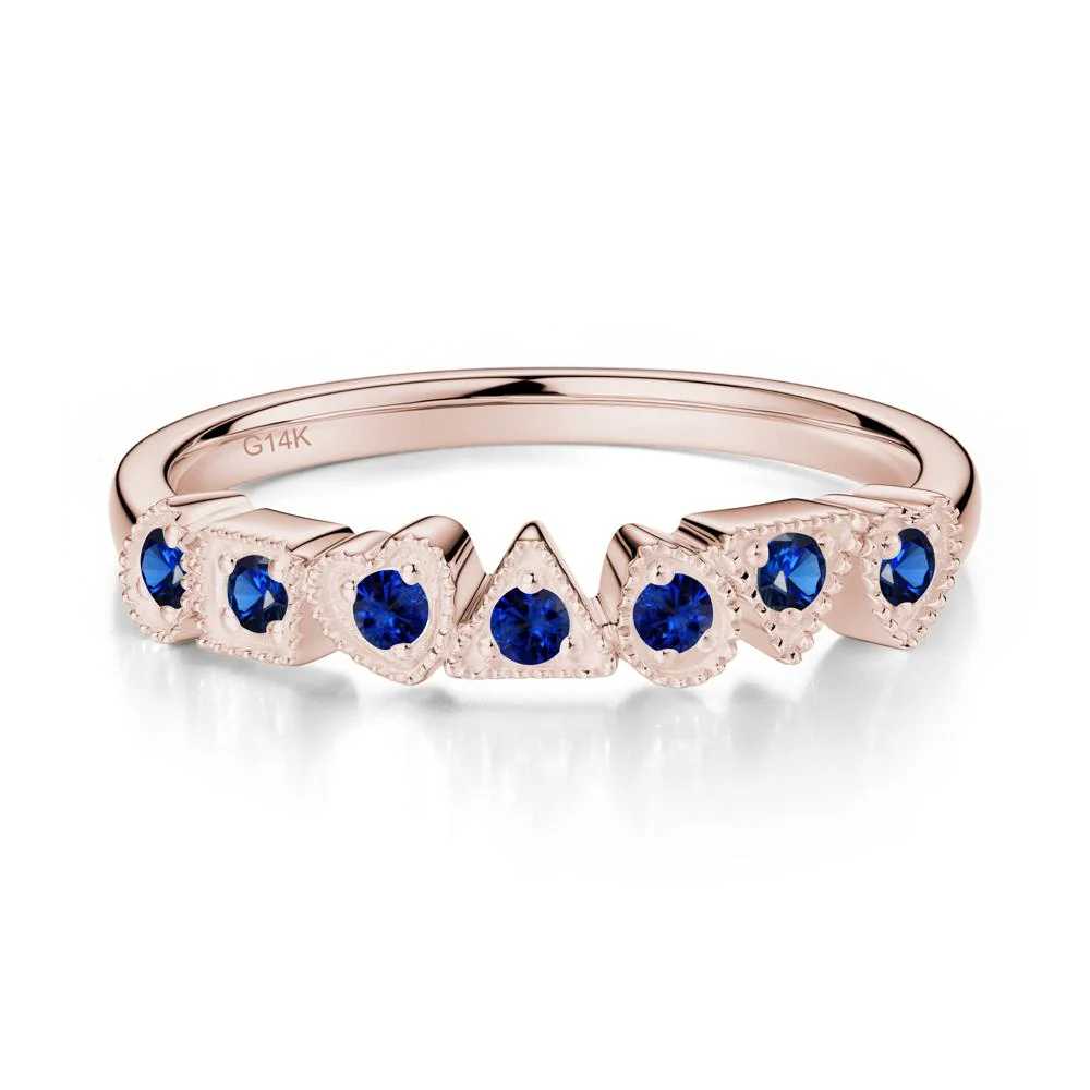 Unique Sapphire Statement Ring - Image 3