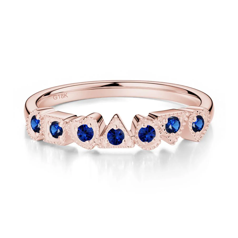Unique Sapphire Statement Ring - Image 4