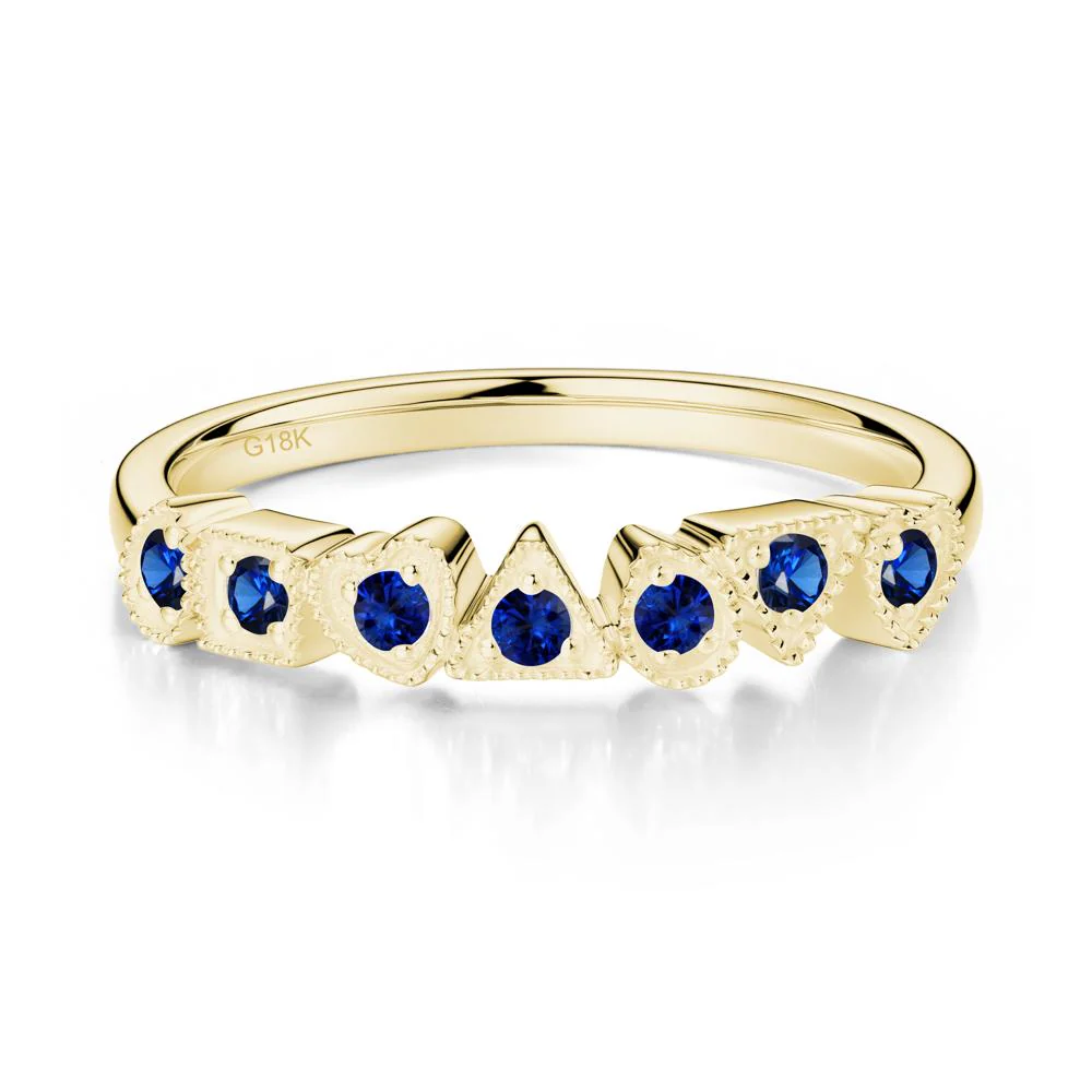 Unique Sapphire Statement Ring - Image 5