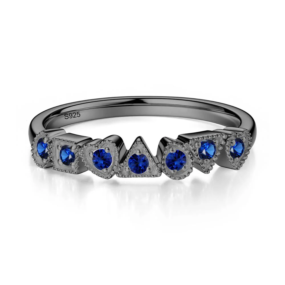Unique Sapphire Statement Ring - Image 8