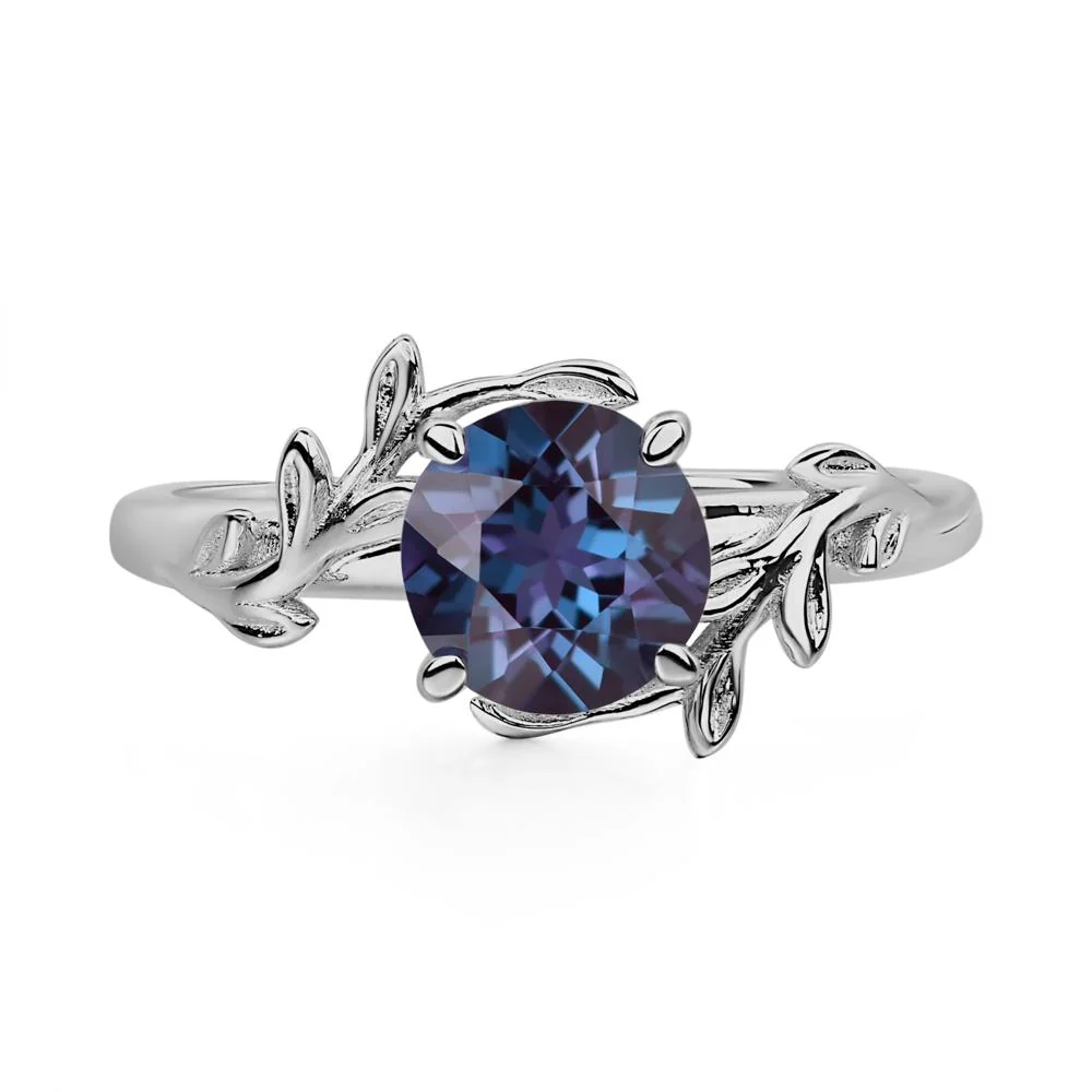 Alexandrite Vine Engagement Ring - Image 3