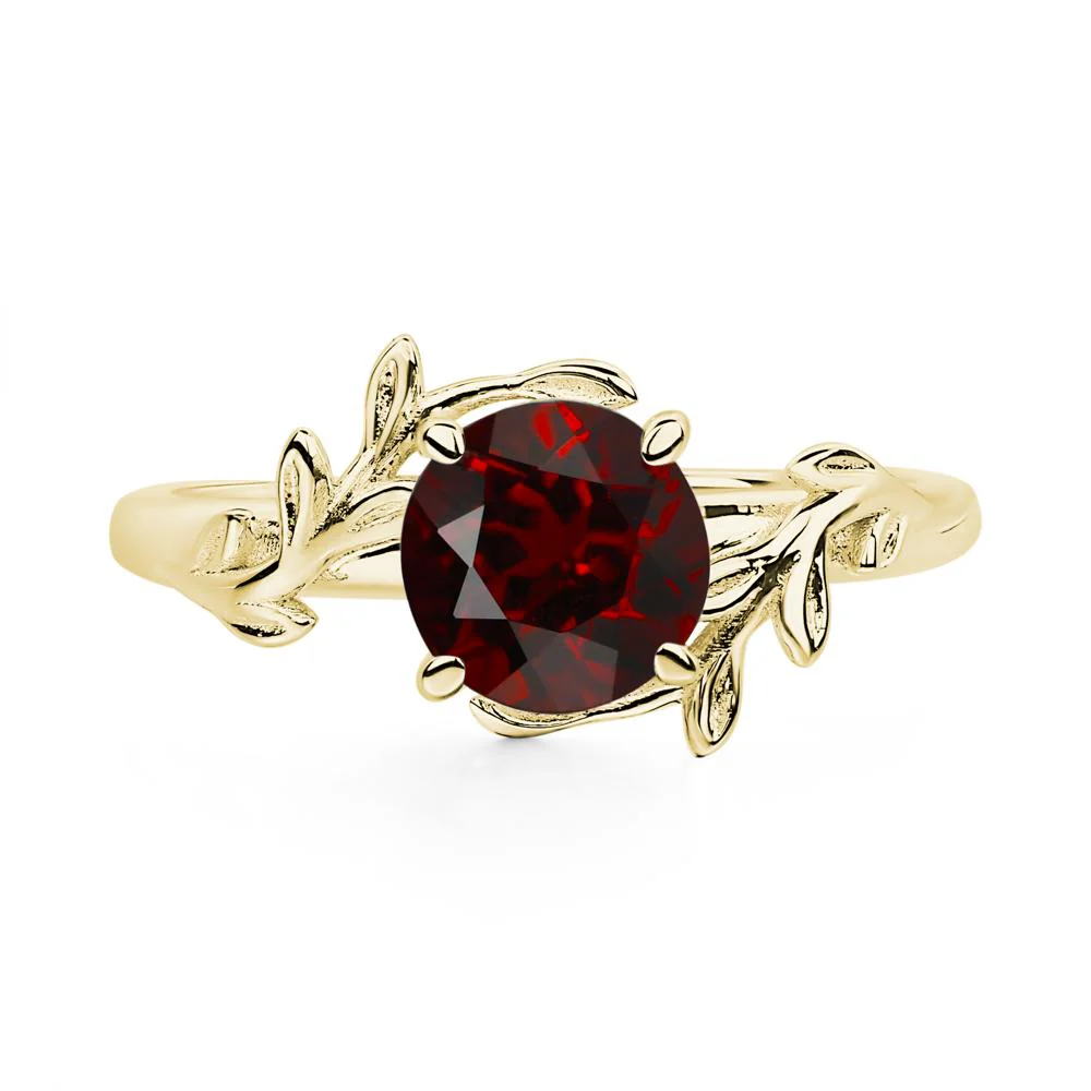 Garnet Vine Ring - Image 3