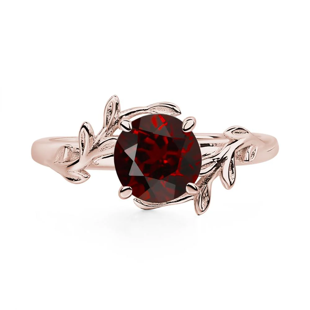Garnet Vine Ring - Image 9