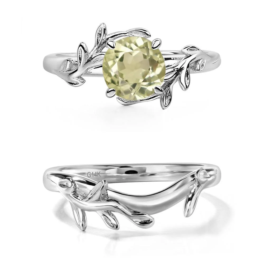 Lemon Quartz Vine Ring - Image 13