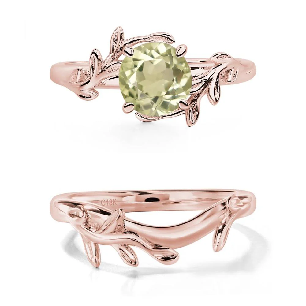Lemon Quartz Vine Ring - Image 17