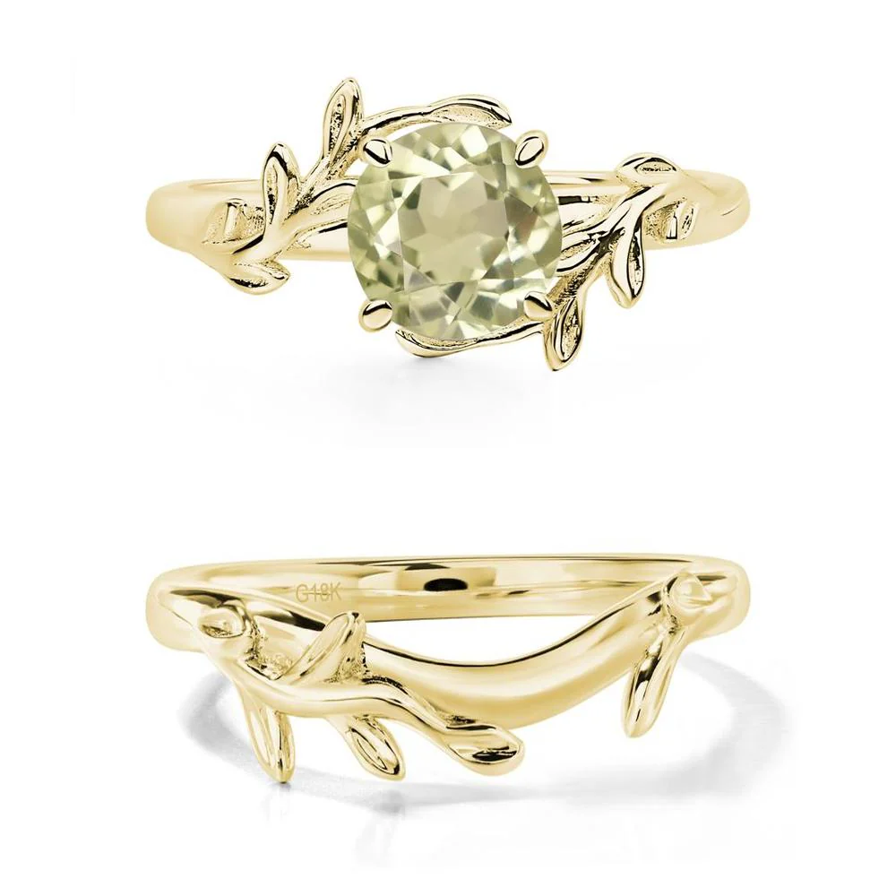 Lemon Quartz Vine Ring - Image 21