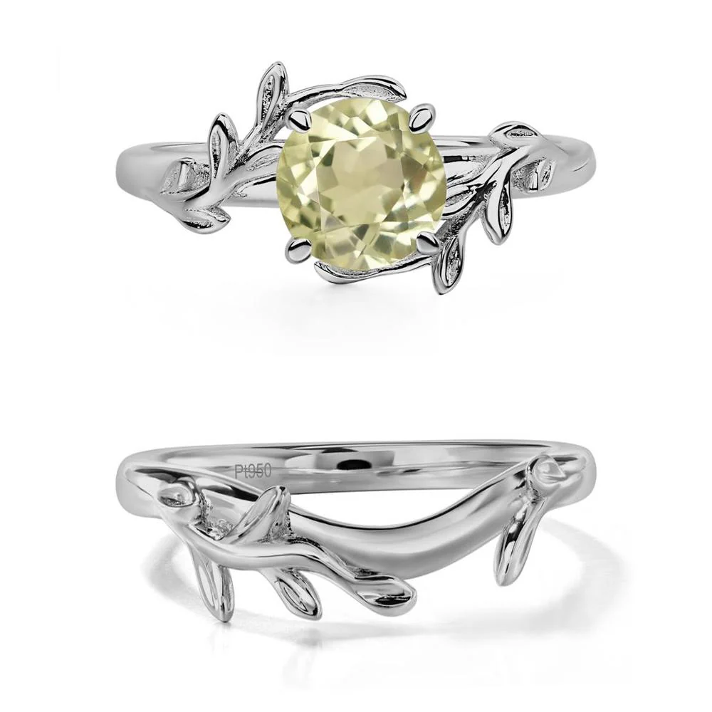 Lemon Quartz Vine Ring - Image 25