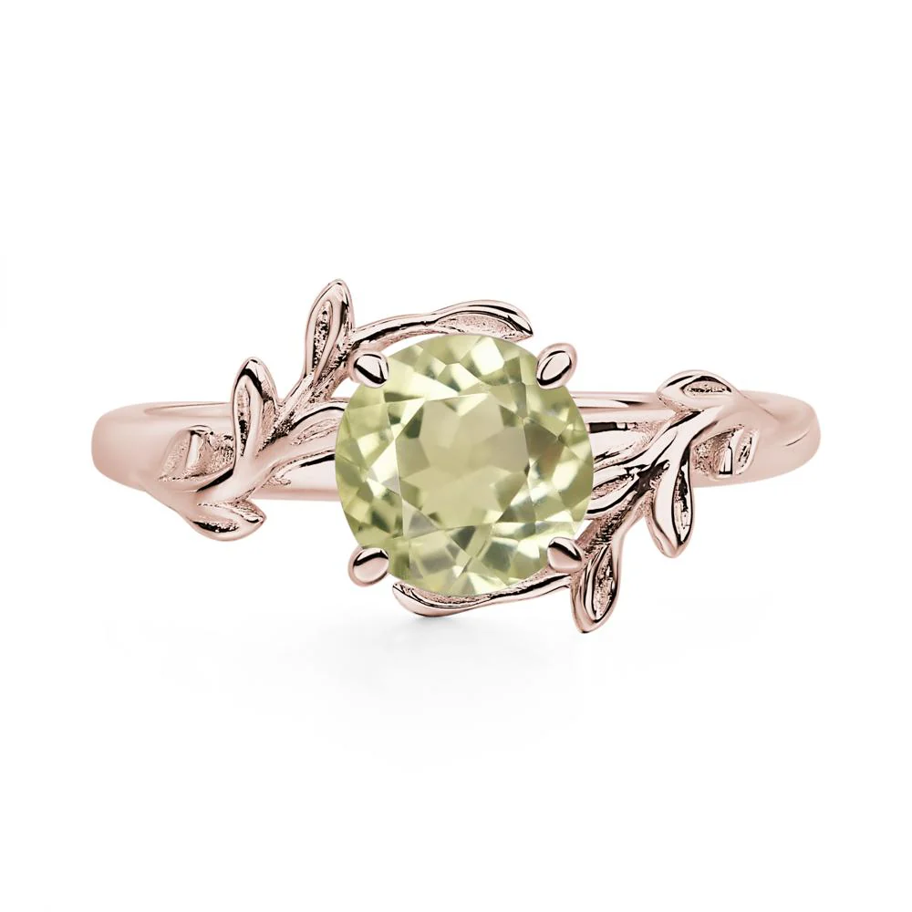 Lemon Quartz Vine Ring - Image 9