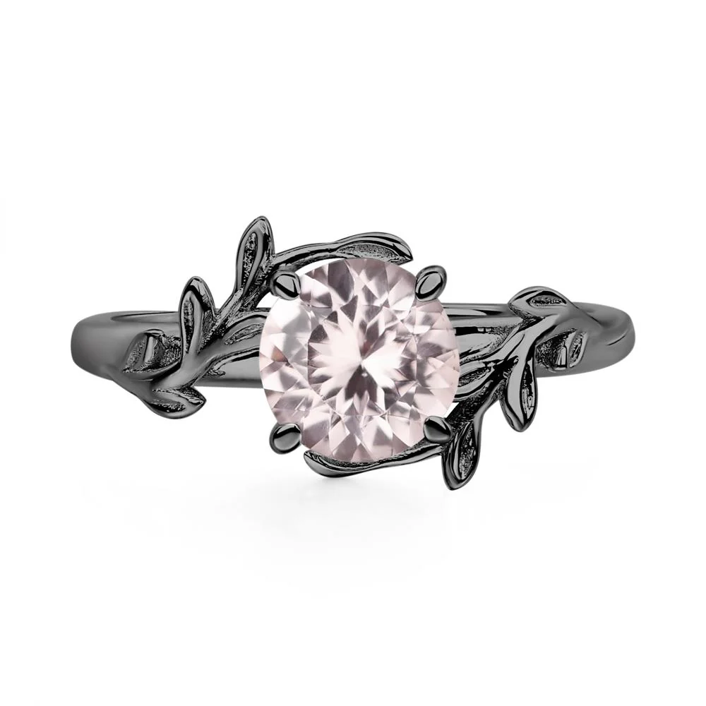 Morganite Leaf and Vine Ring - Image 3