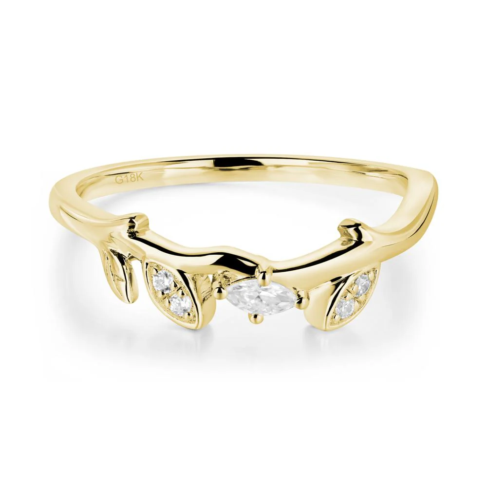 Vine Leaf Emerald Engagement Ring - Image 22