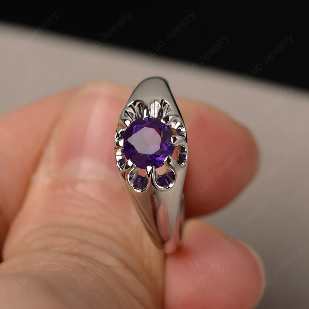 Amethyst Statement Ring - Image 3
