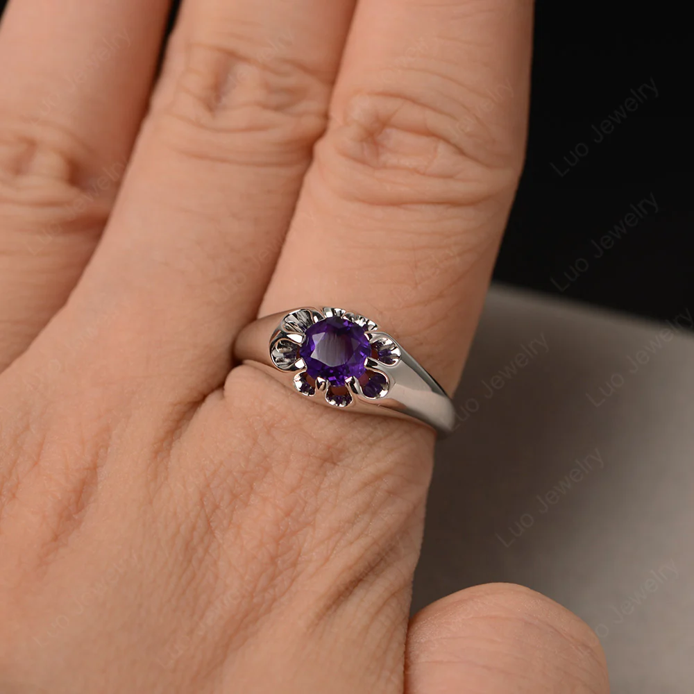 Amethyst Statement Ring - Image 5