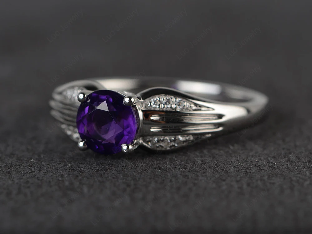 Amethyst Cobra Ring - Image 2