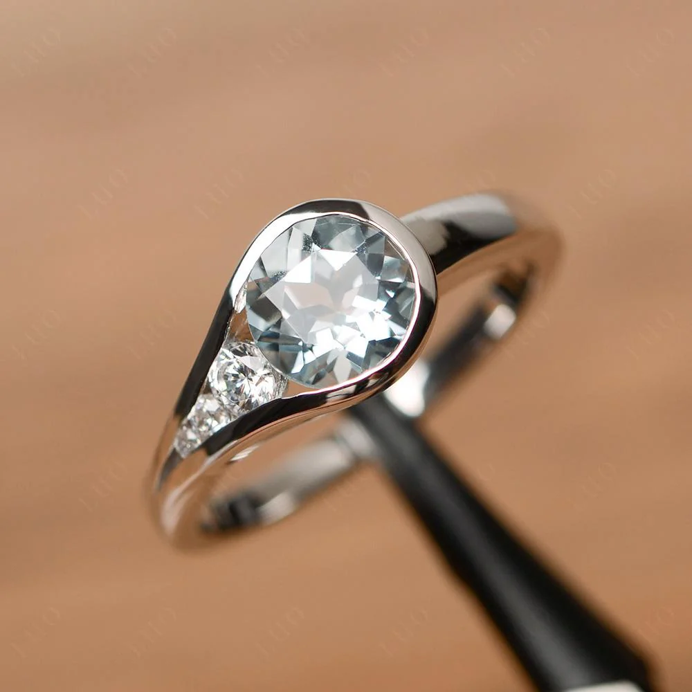 Aquamarine Rupert's Drop Ring - Image 10