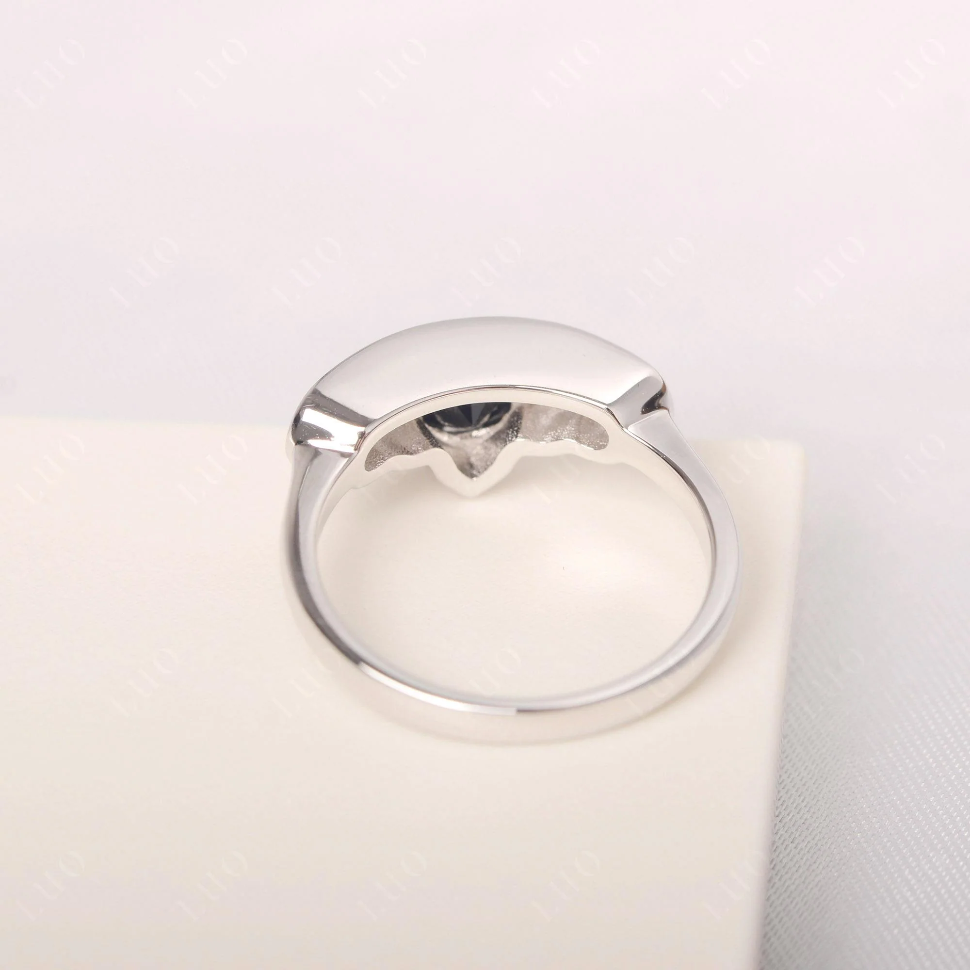Black Spinel Crown Ring - Image 3