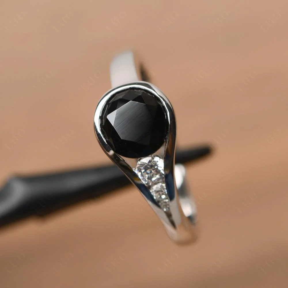 Prince Rupert's Drop Black Spinel Ring - Image 10